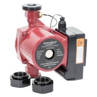 Насос циркуляційний з термодатчиком 65Вт Hmax 4м Qmax 63л/хв Ø1½" 180мм+гайки Ø1" AQUATICA (774012)