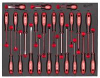 Ложемент із тригранними викрутками - 23 од.MILWAUKEE