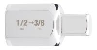 Перехідник хромований для головок MILWAUKEE, з 1/2'' на 3/8''