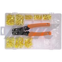 Комплект автомобильных клемм неизолированных и обжимка 551ед.