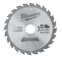 Диск пиляльний THIN KERF MILWAUKEE, Ø165х20х1,8мм, 24 зуб.