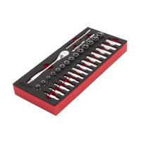 Ложемент з головками та тріскачкою 3/8? - 32 од. (1 шт)