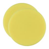 Полірувальна губка середньої жорсткості MILWAUKEE жовта, 140x20мм, (2шт)