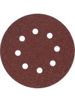 Шліфувальний папір MILWAUKEE Ø125/8 HL, зерно 60, (10шт)