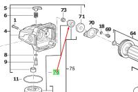Ремкомплект гайкокрута - шестерня