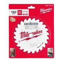 Диск пиляльний PFTE MILWAUKEE, Ø160х20х2,2мм, 24 зуб.