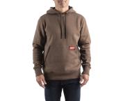 Толстовка WHMW MILWAUKEE, з капюшоном, коричнева, розмір XL