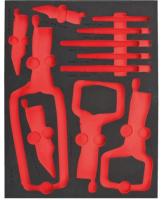 Пінне вкладення з ложементом для інструмента, (11шт) для шаф металевих MILWAUKEE