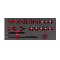 Набір ударних головок 3/8' в ложементі (23шт) MILWAUKEE