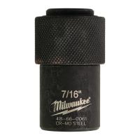 Перехідник із 1/2" квадратний хвостовик на 7/16" HEX MILWAUKEE