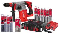 Перфоратор SDS-PLUS акум.MILWAUKEE, M18 BLHX100P-502P,2,3Дж (+ЗП, 2ак.Х 5Аг, набір бурів, PACKOUT)