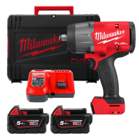 Гайкокрут акумуляторний 1/2" MILWAUKEE, M18 FHIW2F12-502X, 2034Нм, (+ заряд.пристрій, 2 акум., HD кейс)