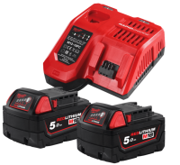 Аккумулятор Li-Ion M18 NRG-502С (В5 2шт; з/у M12-18FC) MILWAUKEE