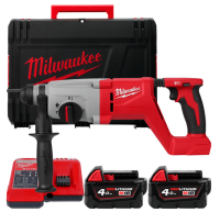 Перфоратор акумуляторний безщітковий SDS PLUS Milwaukee M18 BLHACD26-402X (+ заряд.пристрій, 2 акум., HD кейс)