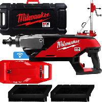 Дриль акумуляторна для алмазного свердління MILWAUKEE, MX DCD150-302CKIT (+станина,ЗП,2Х3Аг,кейс)