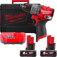 Дриль-шуруповерт акумуляторна безщіткова ударна M12FPD2-602X (45 Нм) MILWAUKEE