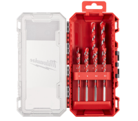 Набір ударних свердл 8 шт. MILWAUKEE, пластиковий кейс