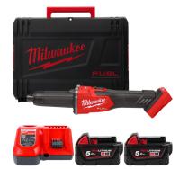 Шліфмашина пряма акумуляторна MILWAUKEE, M18 FDGRB-502X, Ø6/8мм (+зар.пр.,2ак.Х5Аг,HDкейс)