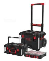 Візок на коліщатах з ящиками для інструментів MILWAUKEE PACKOUT 4932499041