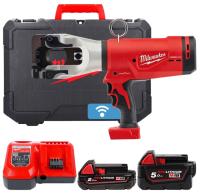 Кабелеріз гідравлічний акумуляторний MILWAUKEE, M18 HCC45-522C ONE-KEY (+зар.пр.,1акум.Х2Аг,1акум.Х5Аг,кейс)