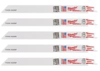 Полотно для шабельної пили THIN KERF MILWAUKEE, 230мм/ крок зуба 1,4мм, (5шт), (метал)