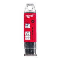 Свердло по металу HSS-R MILWAUKEE DIN338, діаметр 3,0 мм, (10шт)