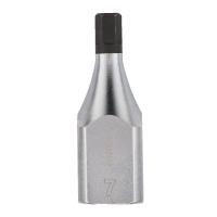 Головка торцева хромована ½” MILWAUKEE з бітою Hex, 7мм