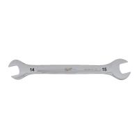 Ключ рожковий хромований MILWAUKEE, 14х15мм