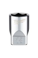 Головка торцева хромована 1/4'' MILWAUKEE, 13мм