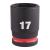 Головка ShW 3/8'' STD MILWAUKEE, 17мм