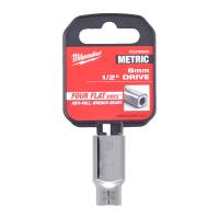 Головка торцева хромована ½” 6гр. MILWAUKEE, 8мм