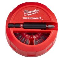 Набір біт SHOCKWAVE MILWAUKEE, (15шт), пластиковий кейс