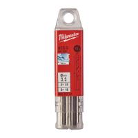 Свердло по металу HSS-G MILWAUKEE DIN1897, Ø3,3х49х18мм, скорочене, (10шт)