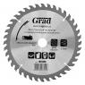 Диск пильный по дереву с твердосплавными напайками Ø185×22.2(20;16)×40Т, 8000об/мин GRAD (1957745)