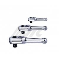 Трещотка укороченная 1/4" 89мм (стальная ручка)