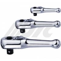 Трещотка укороченная 3/8" 110мм (стальная ручка)