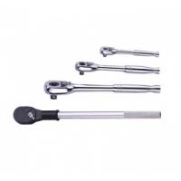 Трещотка 1/2" 250мм 36 зубцов (стальная ручка)