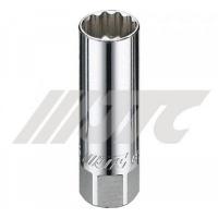 Головка для свечей зажигания 12-гр. 16мм 3/8" (с пружинным фиксатором)