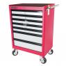 Тележка инструментальная с набором инструментов 165 ед.