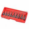 Набор головок ударных TORX T15-T55 3/8" 9ед.